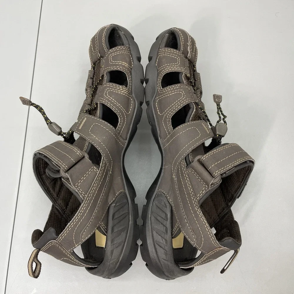 Teva Forebay Water Sandals Fisherman Closed Toe Outdoor Hiking Brown Mens 10